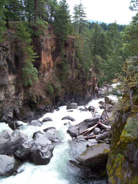 Large boulders along the Avenue of Boulders, Prospect, Oregon