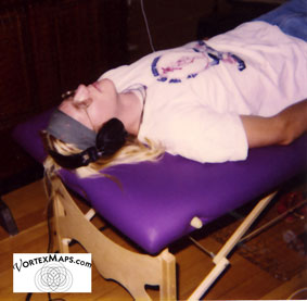 Craig B laying on a massage table
