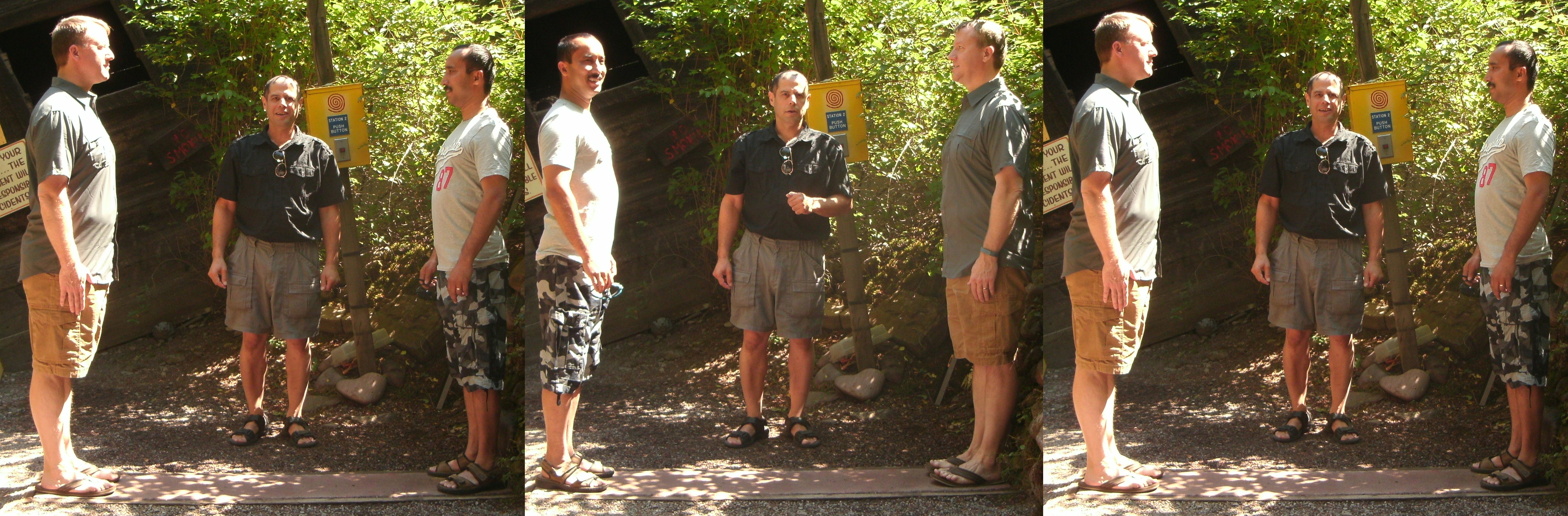 Dan Shaw demonstrating height change at the Montana Vortex