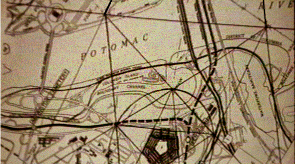 Close-up on the Pentagon geometric alignment